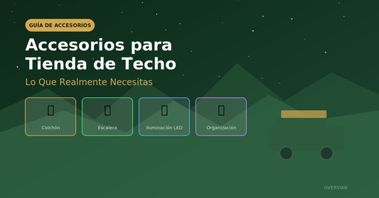 Accesorios para Tienda de Techo: Lo Que Realmente Necesitas