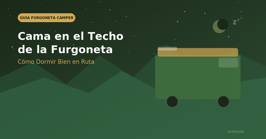 Cama en el Techo de la Furgoneta: Cómo Dormir Bien en tu Camper