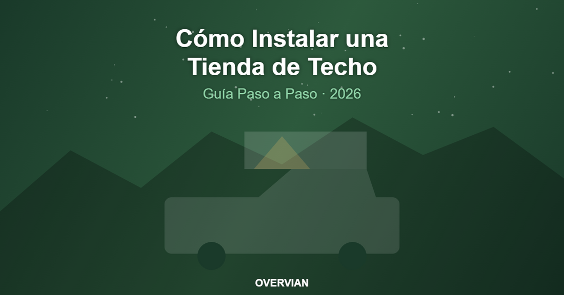 Cómo Instalar una Tienda de Techo en tu Coche: Guía Paso a Paso