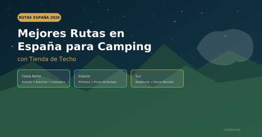 Mejores Rutas en España para Camping con Tienda de Techo