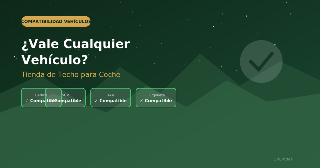 Tienda de Techo para Coche: ¿Vale Cualquier Vehículo?