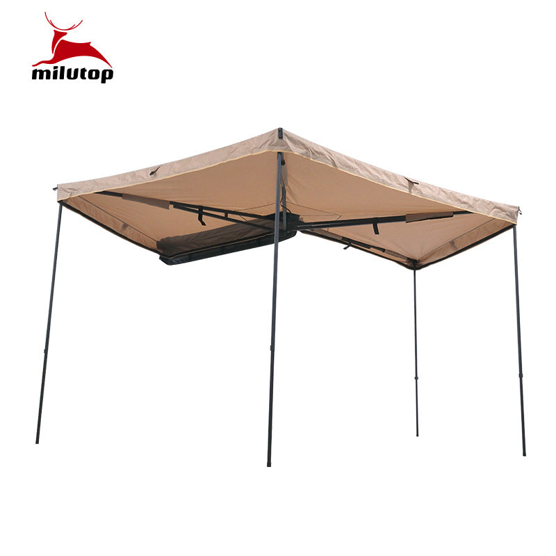 Toldo lateral Mistral 270cm estructura completa con soportes – toldo para coche 270 grados toldo 4x4 Overvian