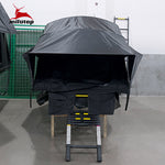 Tienda de techo tipo libro compacta – Ligera, resistente y lista para cualquier coche