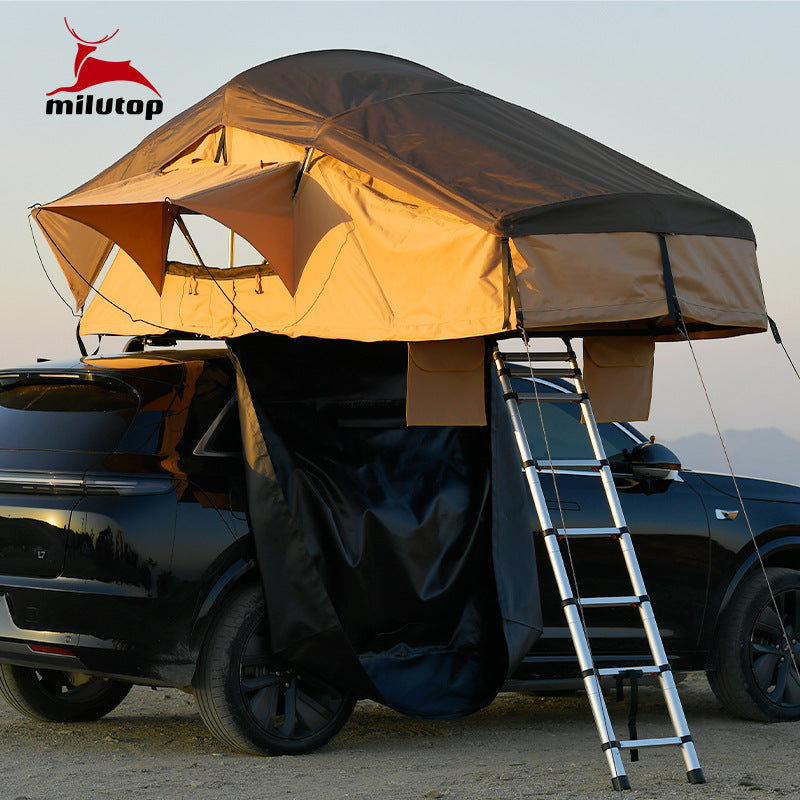 Tienda de techo tipo libro amplia – Espaciosa y compatible con avance lateral