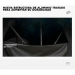 Tienda de techo tipo libro compacta – Ligera, resistente y lista para cualquier coche