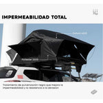 Tienda de techo tipo libro compacta – Ligera, resistente y lista para cualquier coche