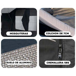 Tienda de campaña para coche – Compacta, ligera y fácil de montar